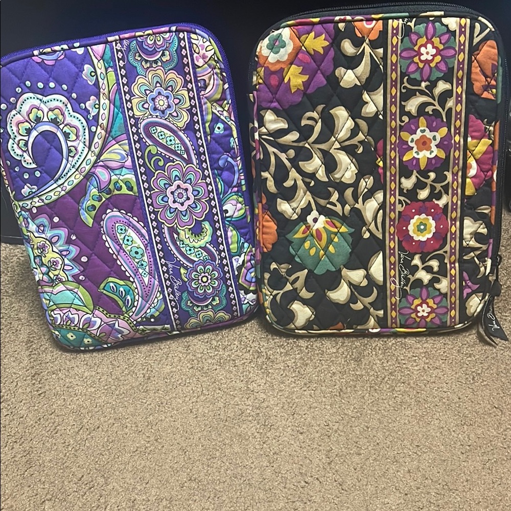 Vera Bradley Purple and Black Floral Tablet Cases